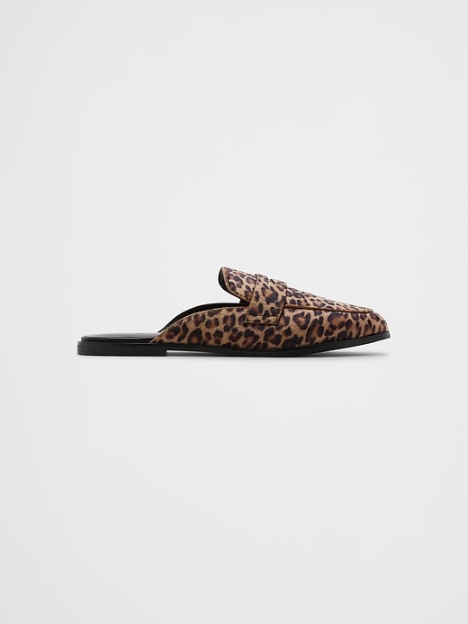 Vegan Leather Loafer Mule Banana Republic Factory