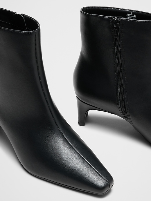 Vegan Leather Dress Bootie | Banana Republic Factory Vegan Leather Dress Bootie | Banana Republic Factory