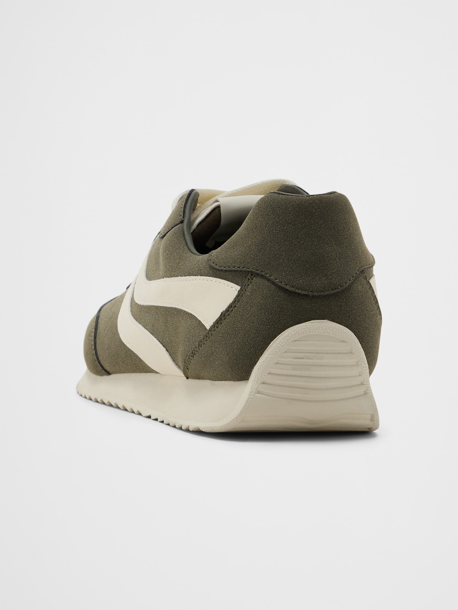 Image number 3 showing, Vegan Leather Trainer Sneaker