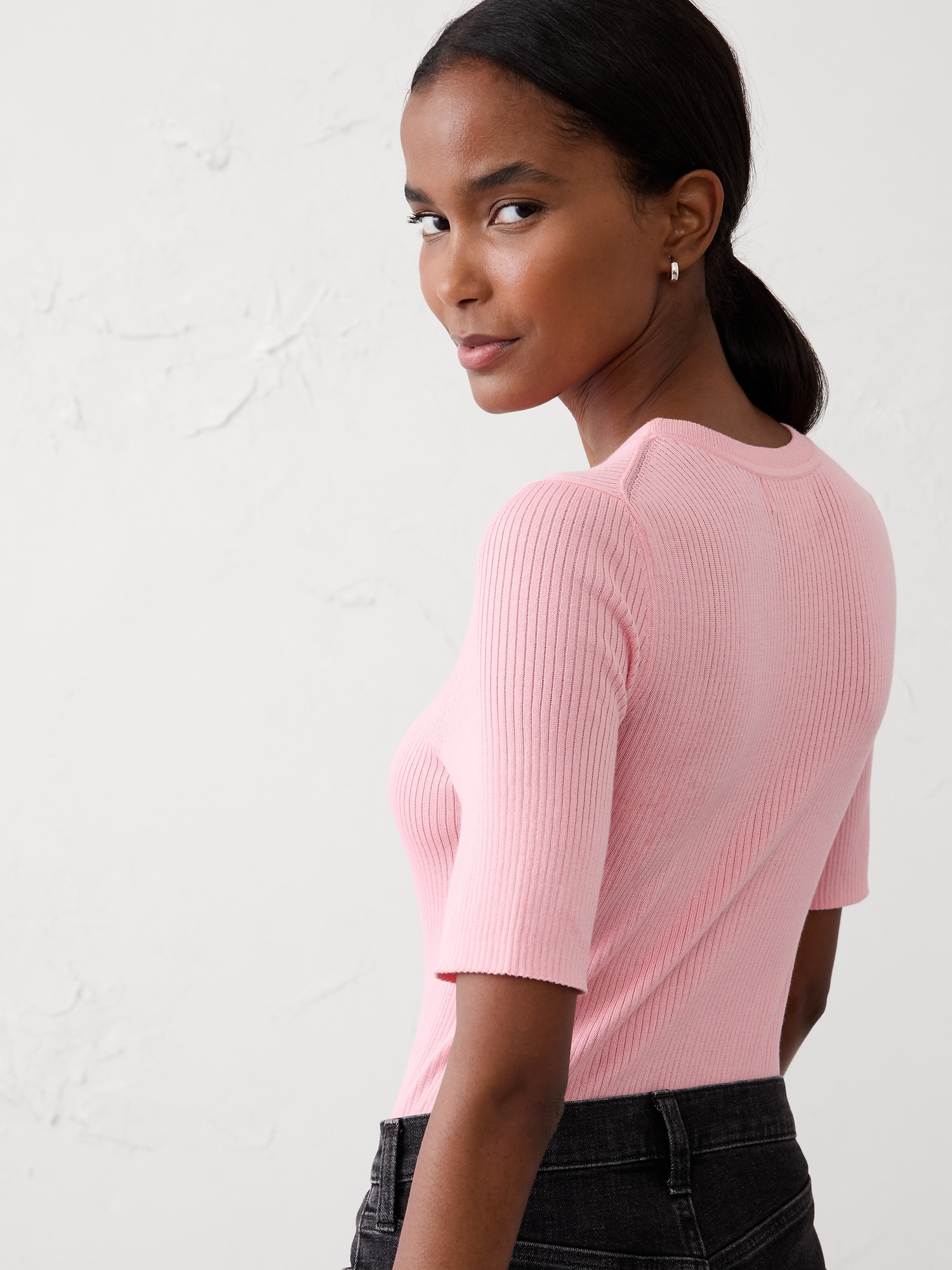 Image number 2 showing, Ribbed Sweater Henley