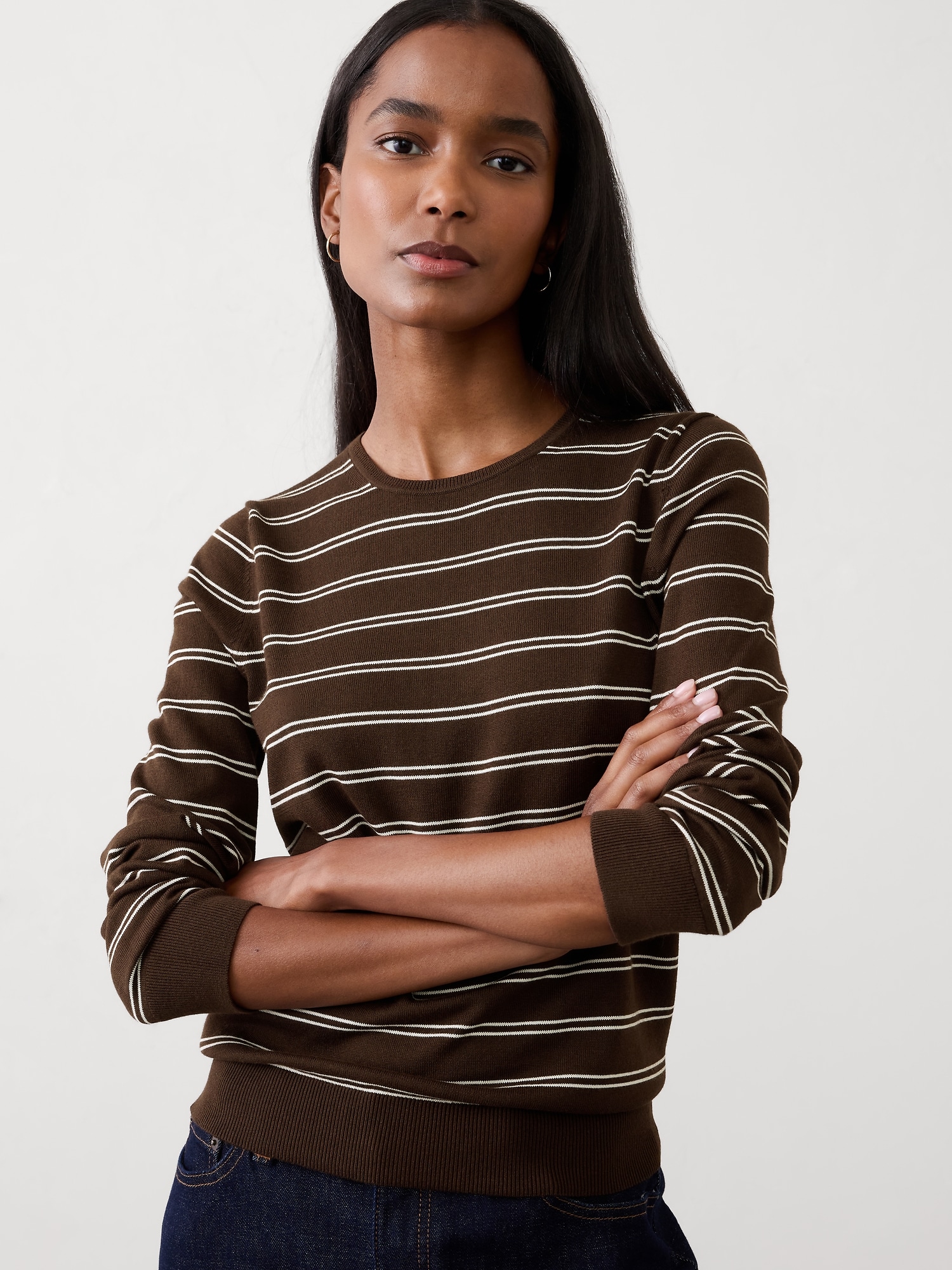 Image number 3 showing, FOREVER STRIPED SWEATER