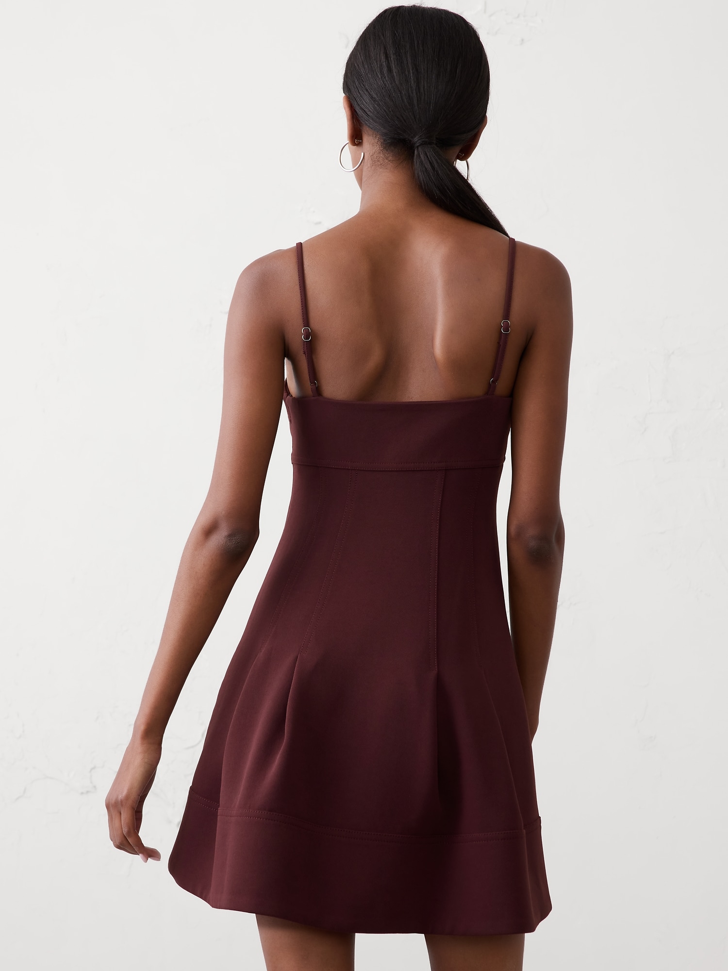 Image number 2 showing, Structured Empire-Waist Mini Dress