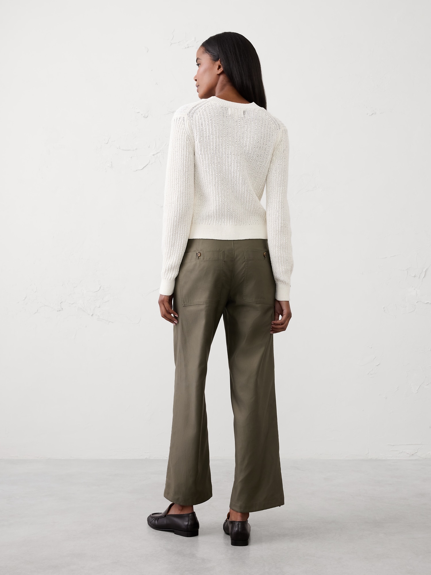 Image number 2 showing, Straight Mid-Rise Utility Pant