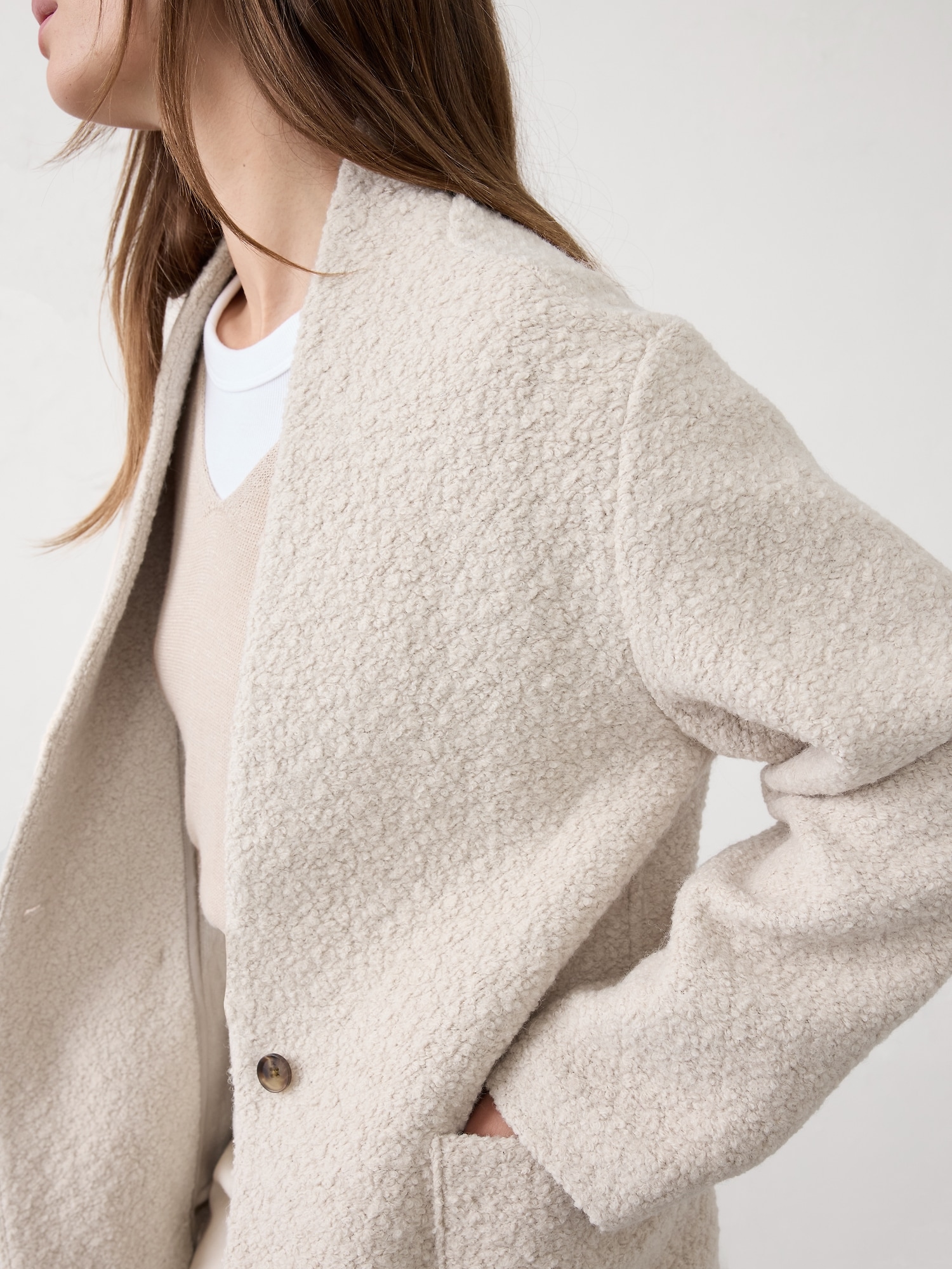 Image number 3 showing, KNIT COAT
