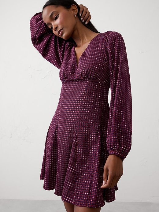 Godet Mini Dress