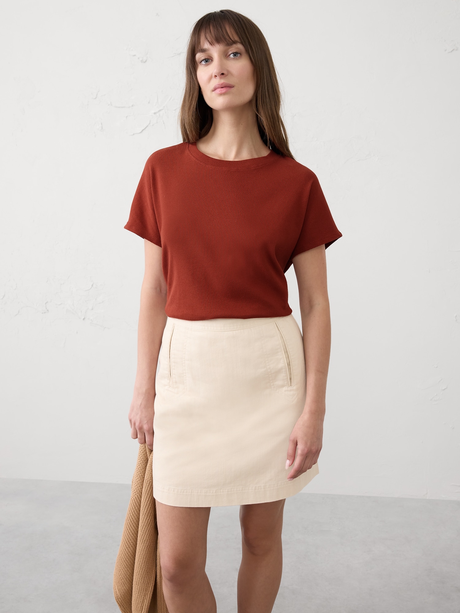 Oversized Ribbed Top