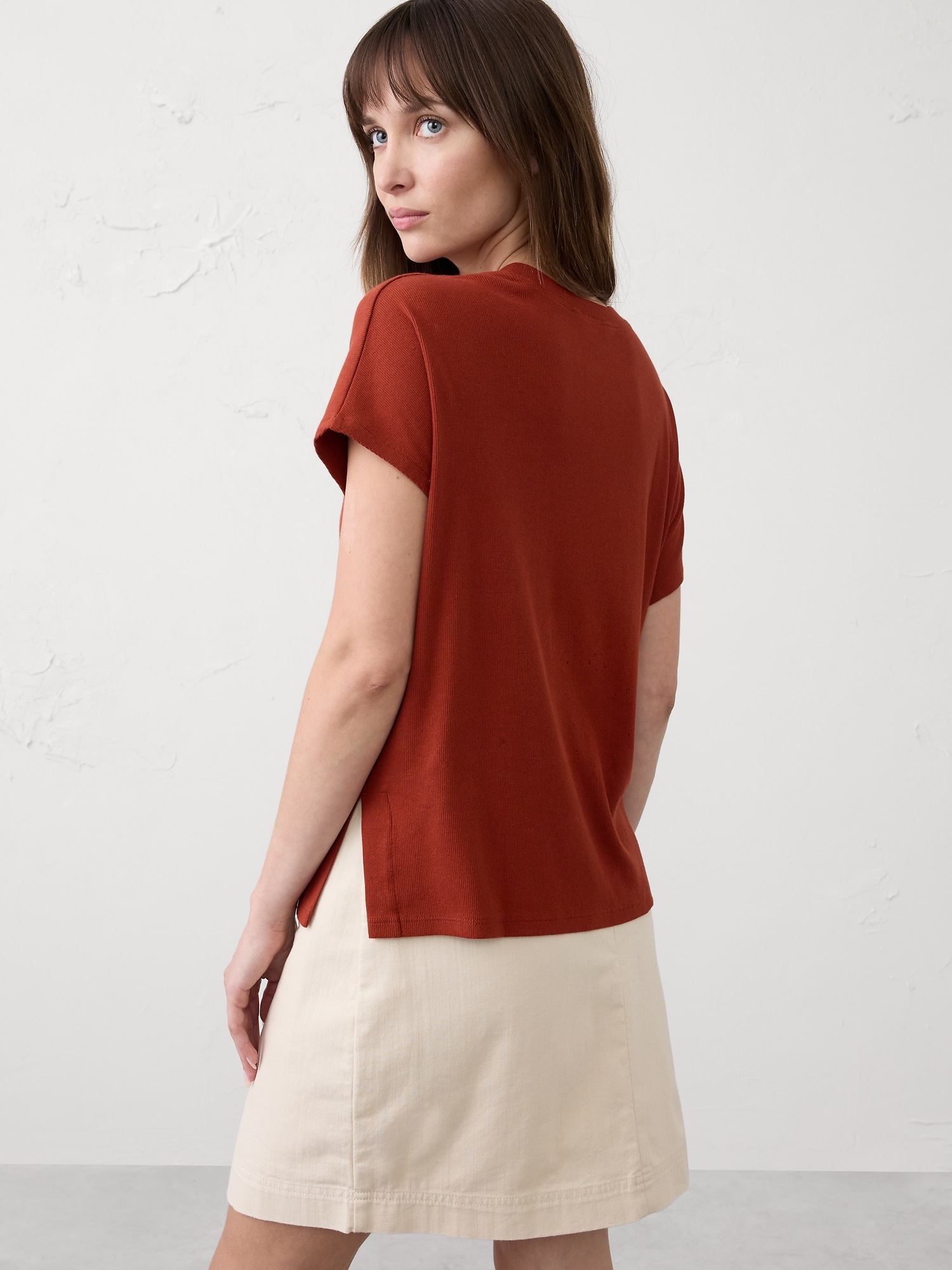 Image number 2 showing, Oversized Ribbed Top