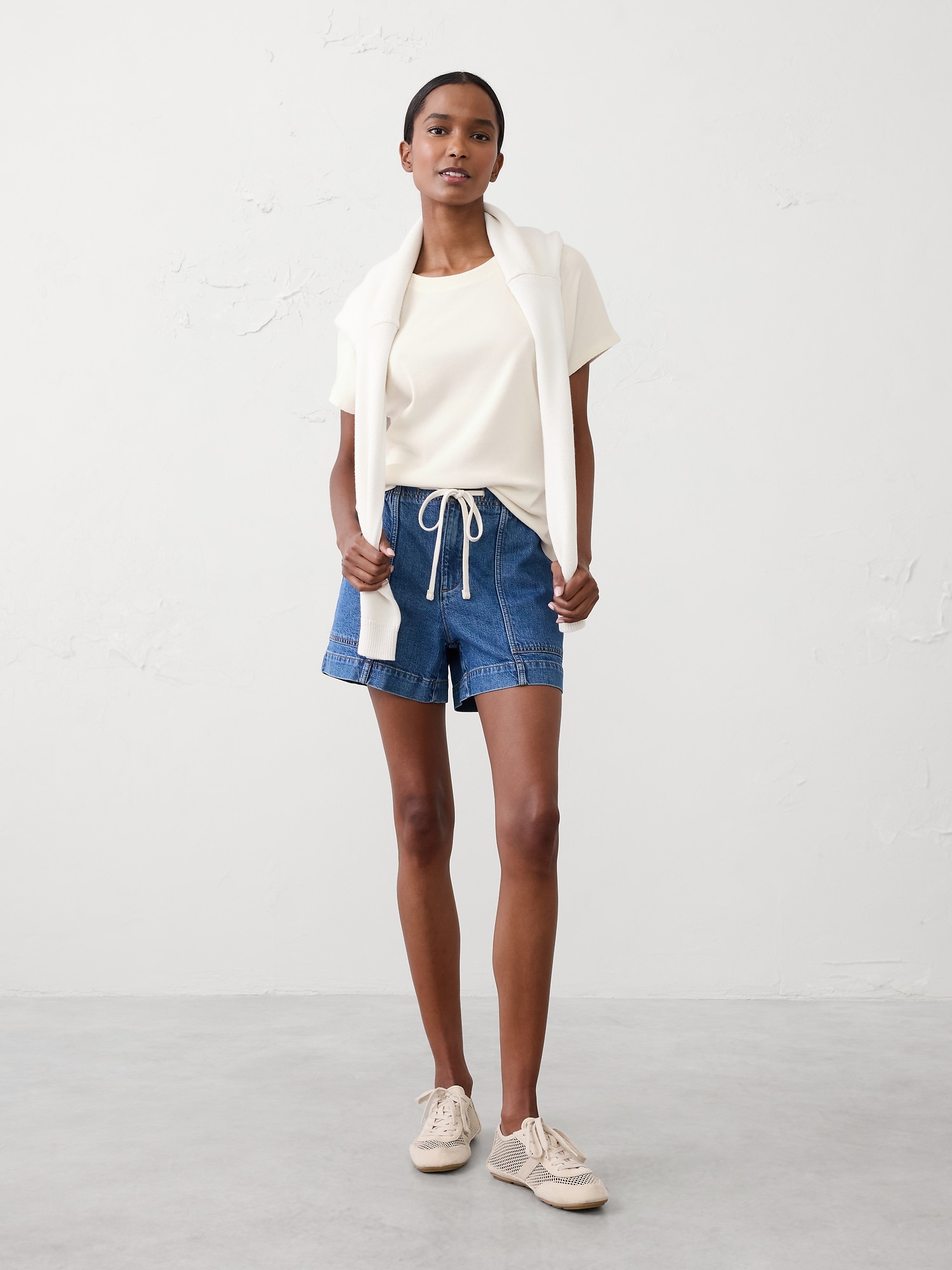 Image number 1 showing, Oversized Ribbed Top
