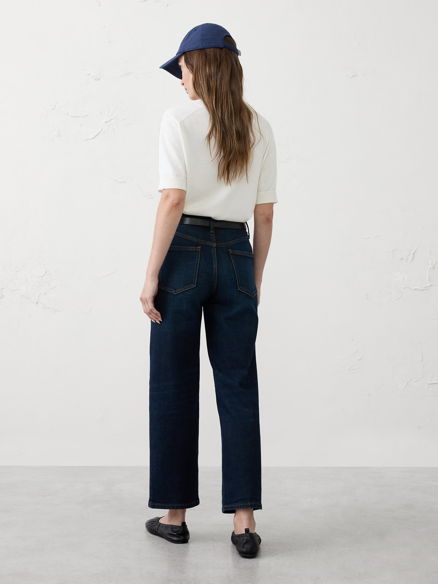 Image number 2 showing, Straight High-Rise Jean