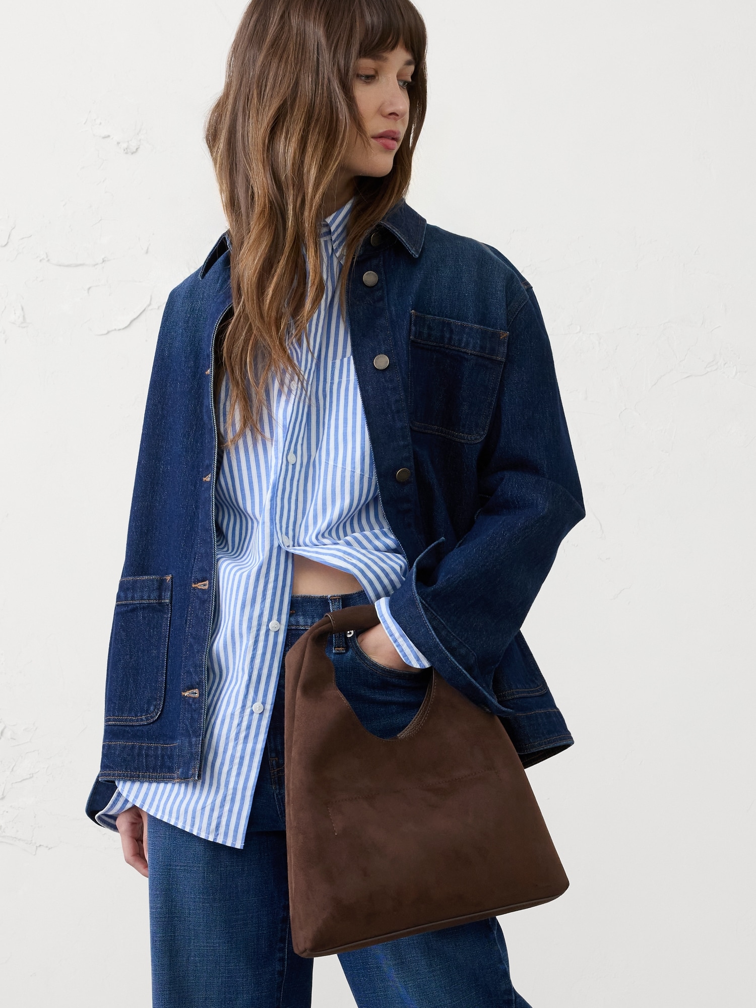 Image number 2 showing, Vegan Leather Mini Slouchy Tote