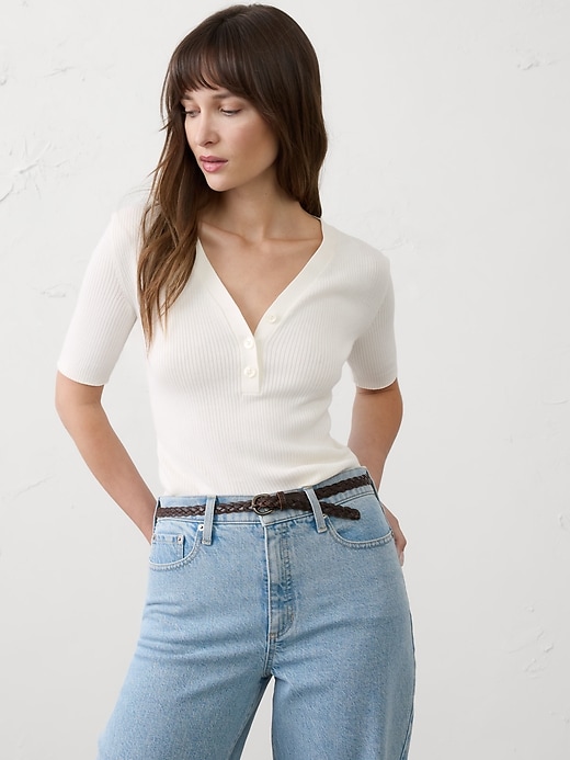 Linen-Blend Cropped Bustier