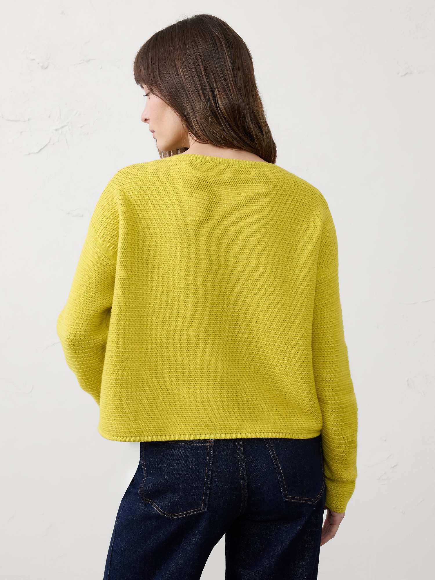 Image number 2 showing, BOXY CROPPED PULLOVER SWEATER
