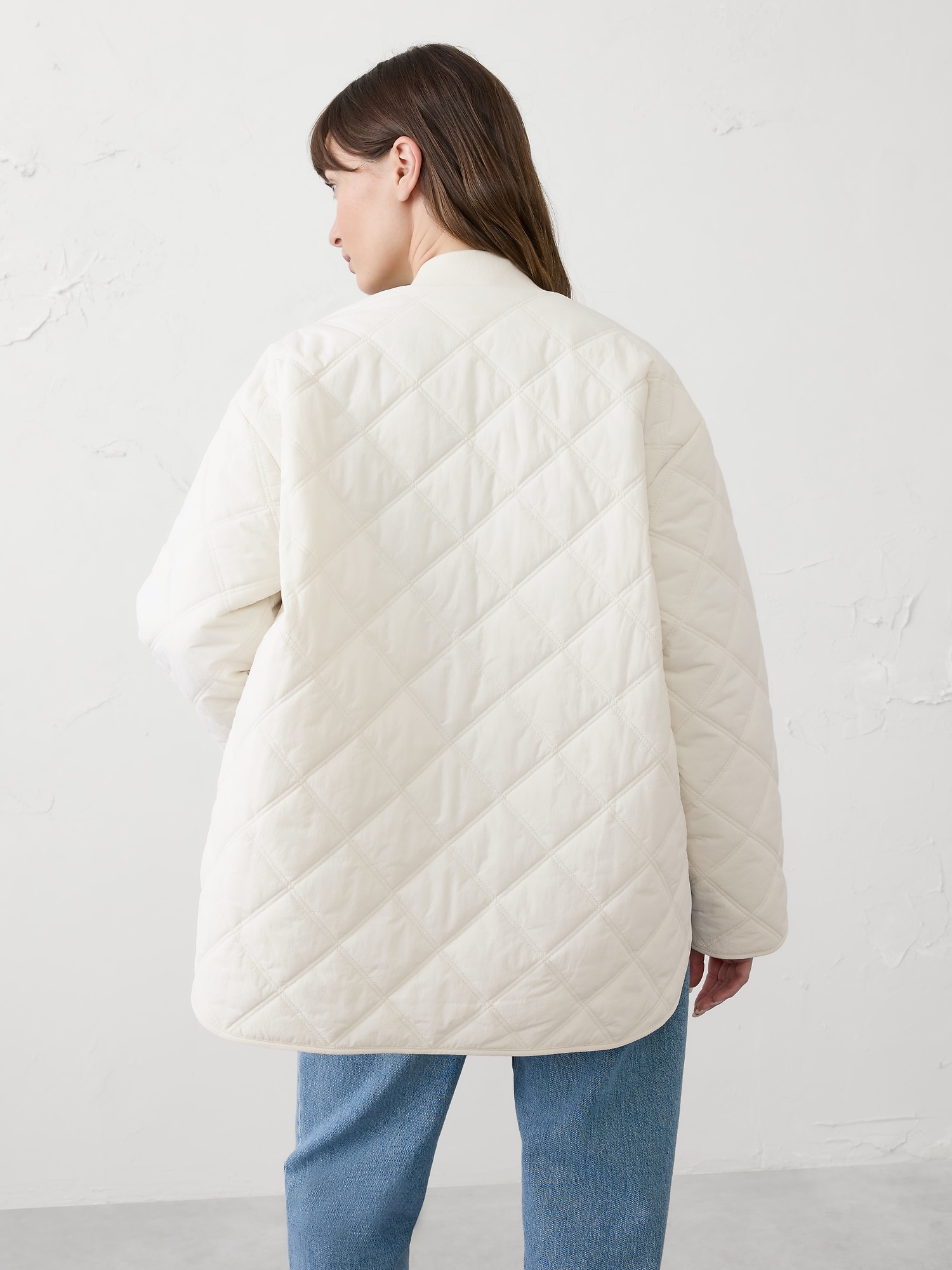 Image number 2 showing, NYLON QUILTED JACKET