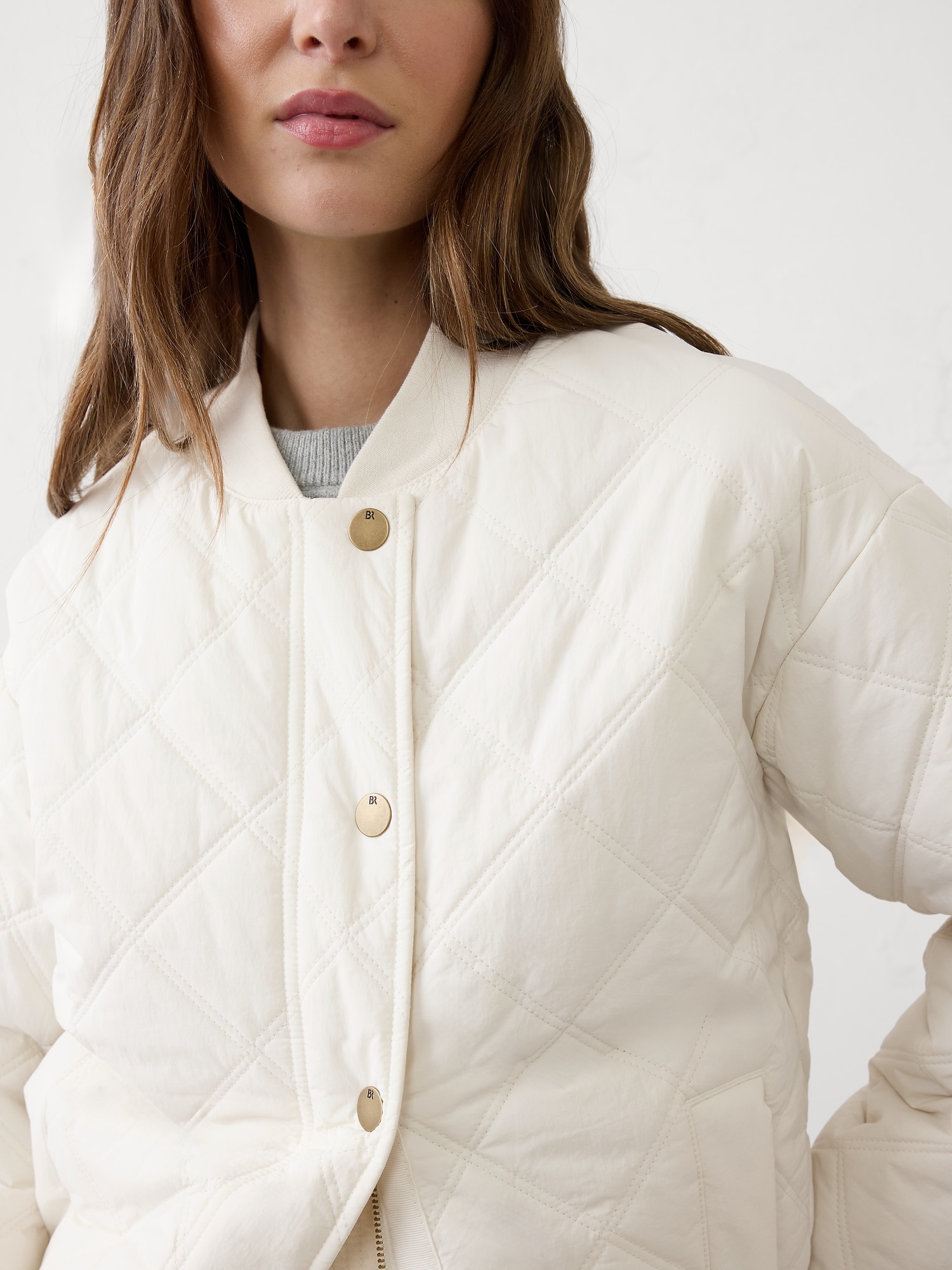 Image number 3 showing, NYLON QUILTED JACKET