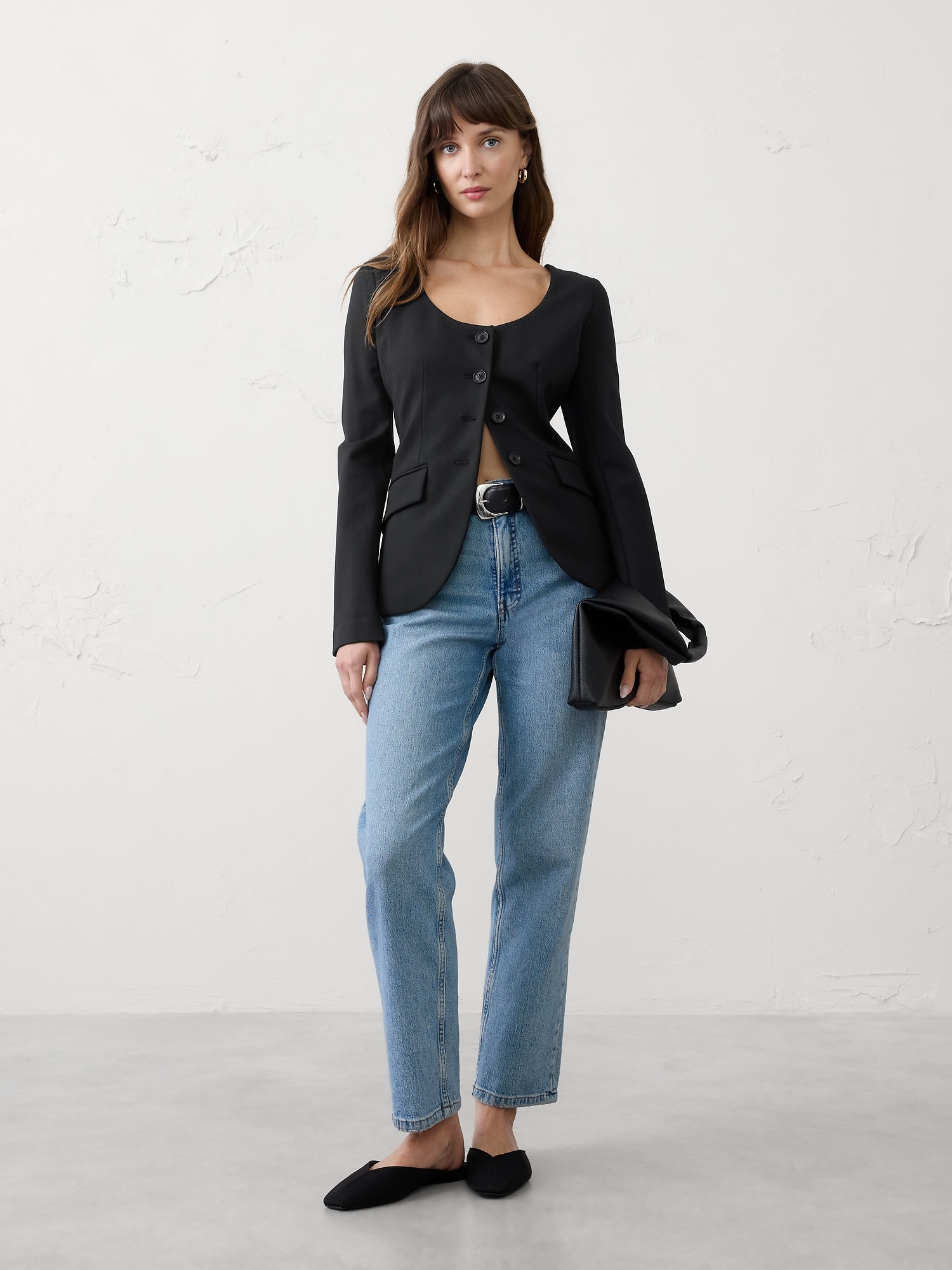 PONTE TOP - Black