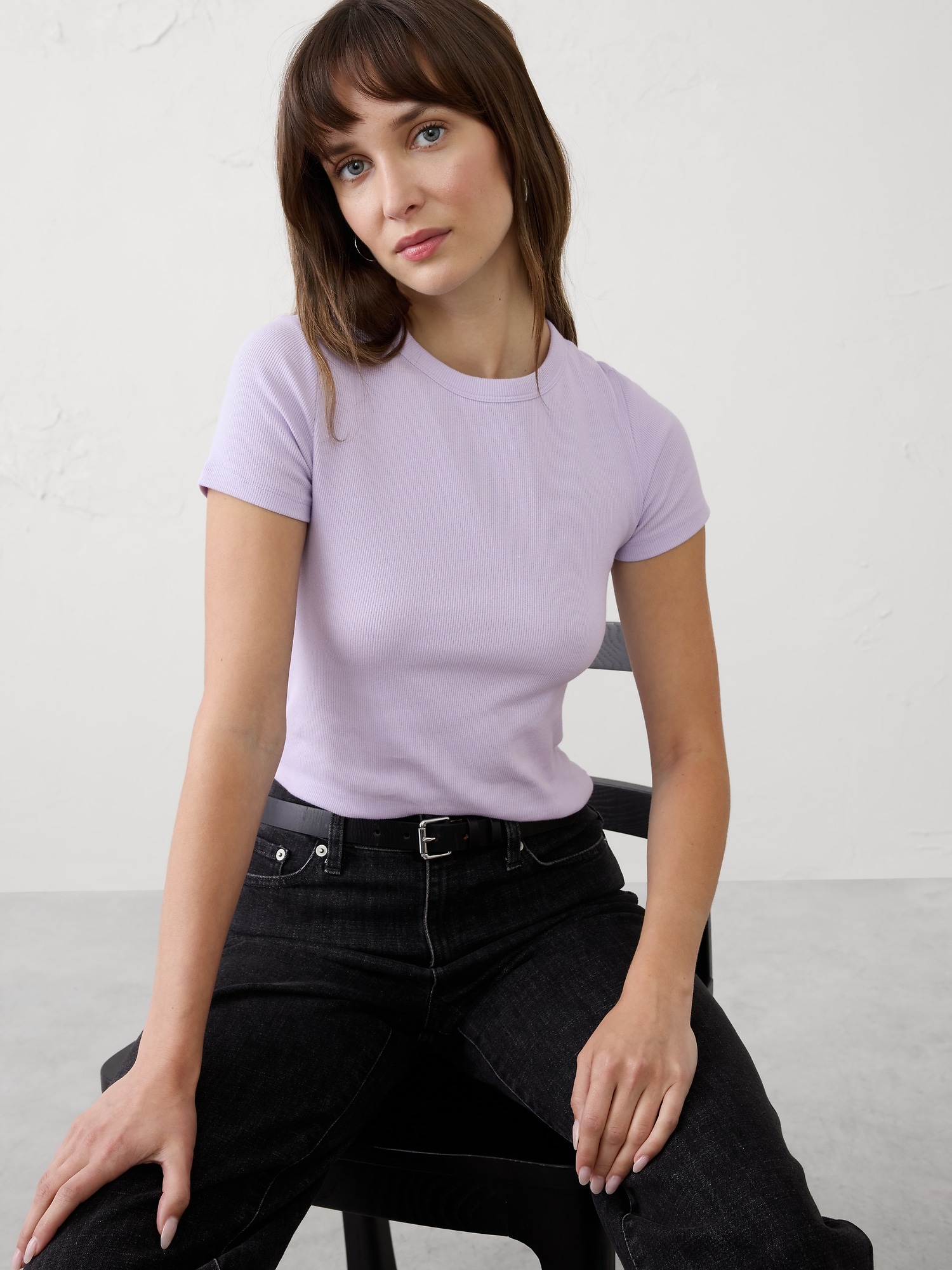 Image number 3 showing, Ribbed T-Shirt
