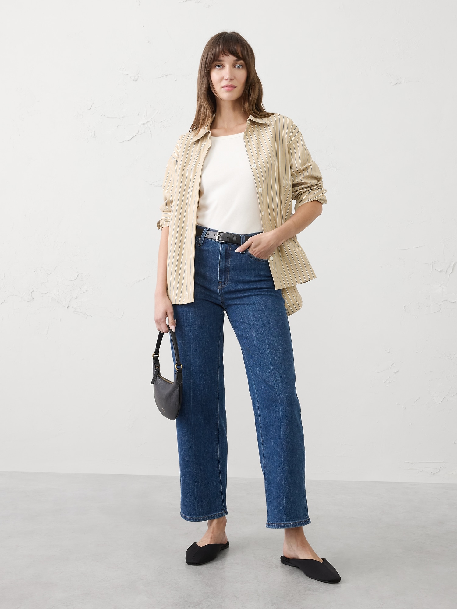 Straight High-Rise Jean - Dark Wash
