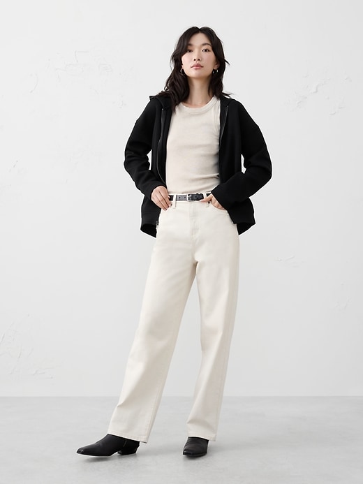 Knit Oversized Sweatshirt