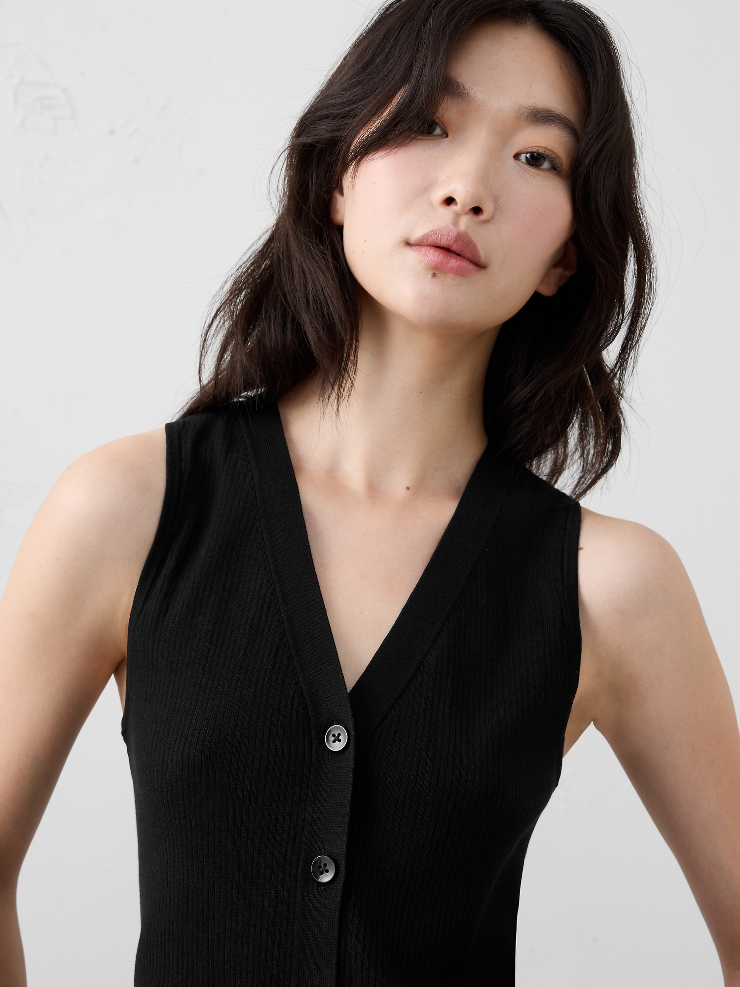 Image number 3 showing, Racer-Back Sweater Vest