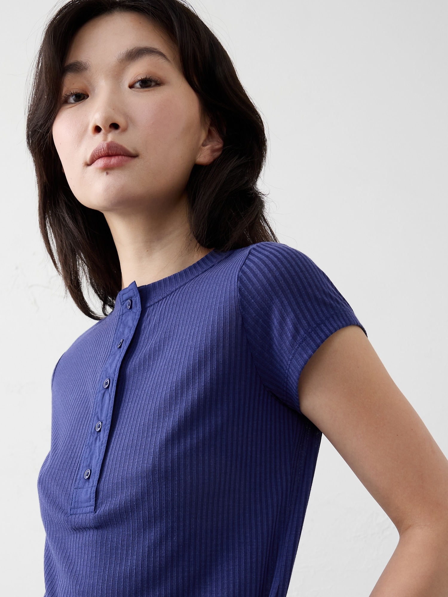 Image number 3 showing, Ribbed Henley