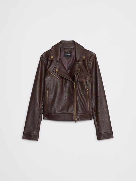 ふわトロ極上レザー BANANA REPUBLIC leather jacket Leather Racing Jacket | Banana Republic