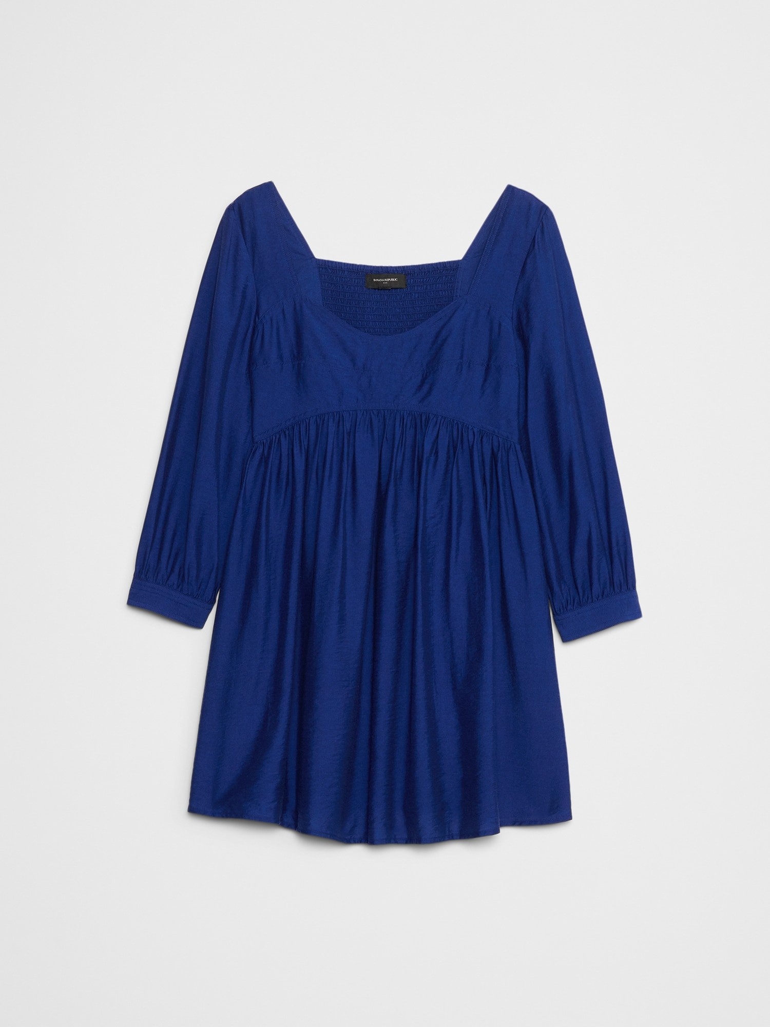 Image number 7 showing, Eyelet Gathered-Waist Mini Dress