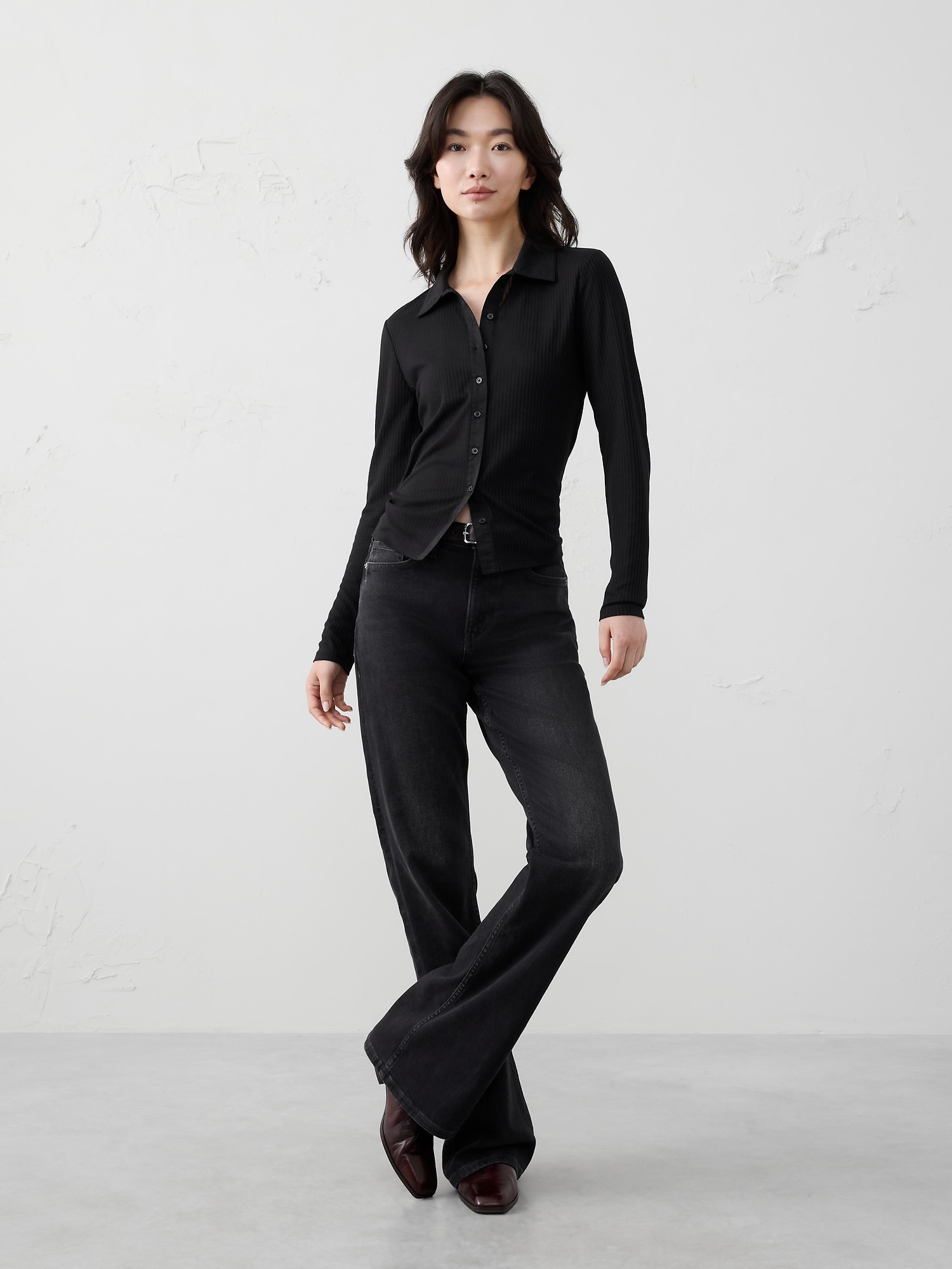 Image number 1 showing, Button-Down Top