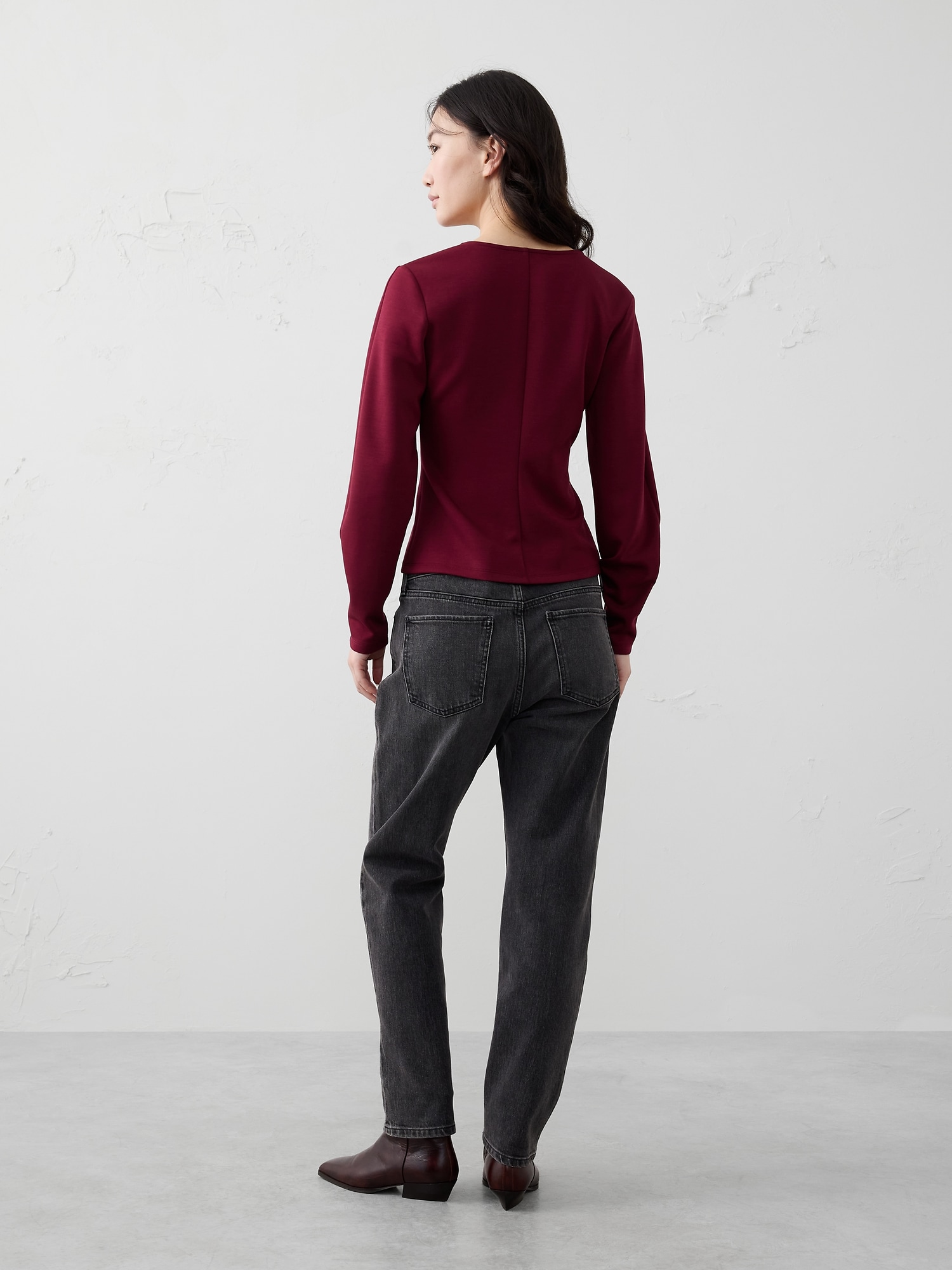 Image number 2 showing, SCUBA SEAMED TOP