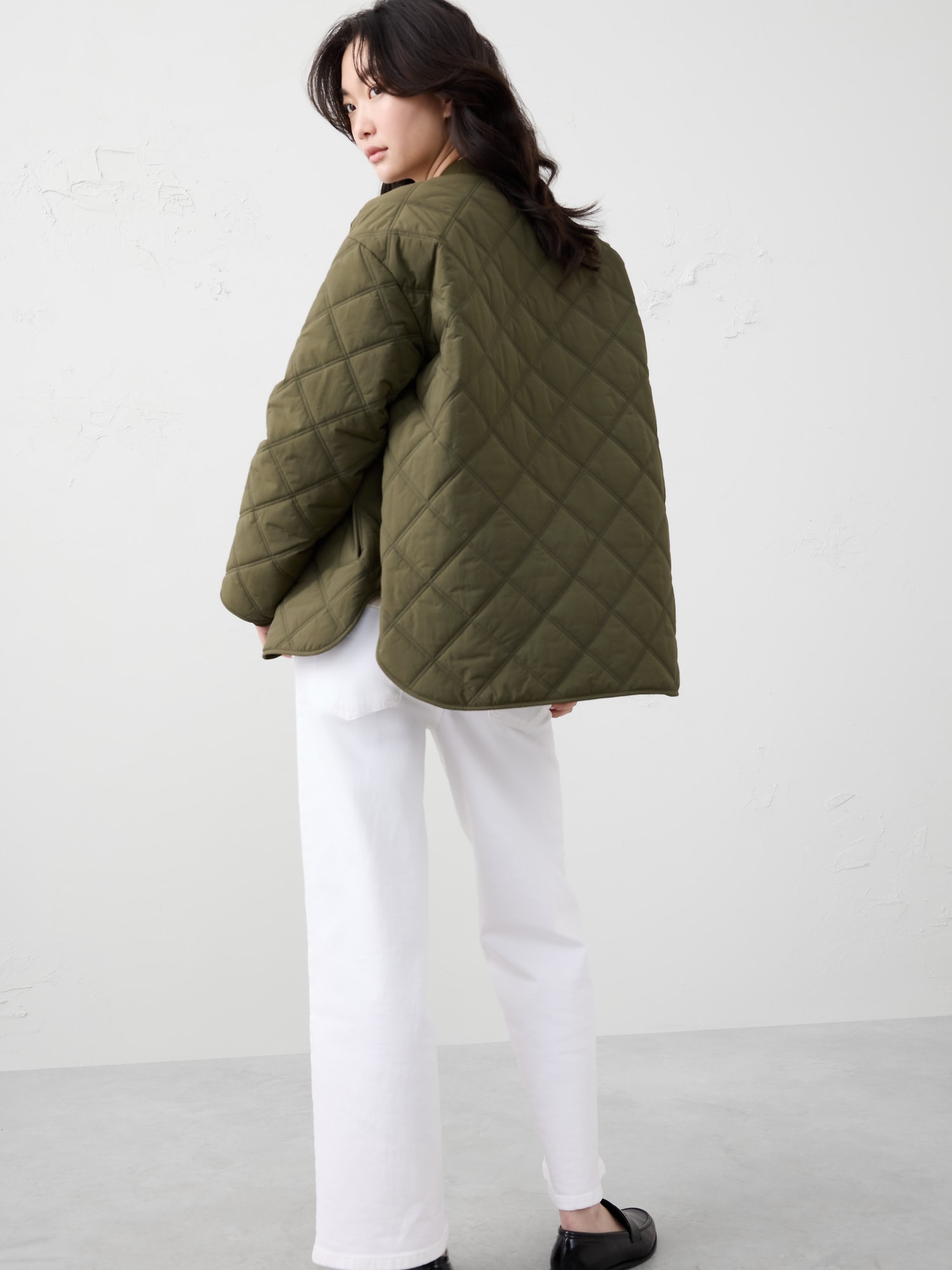 Image number 4 showing, NYLON QUILTED JACKET