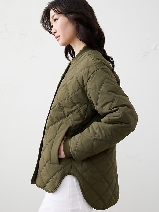 Nylon Quilted Jacket