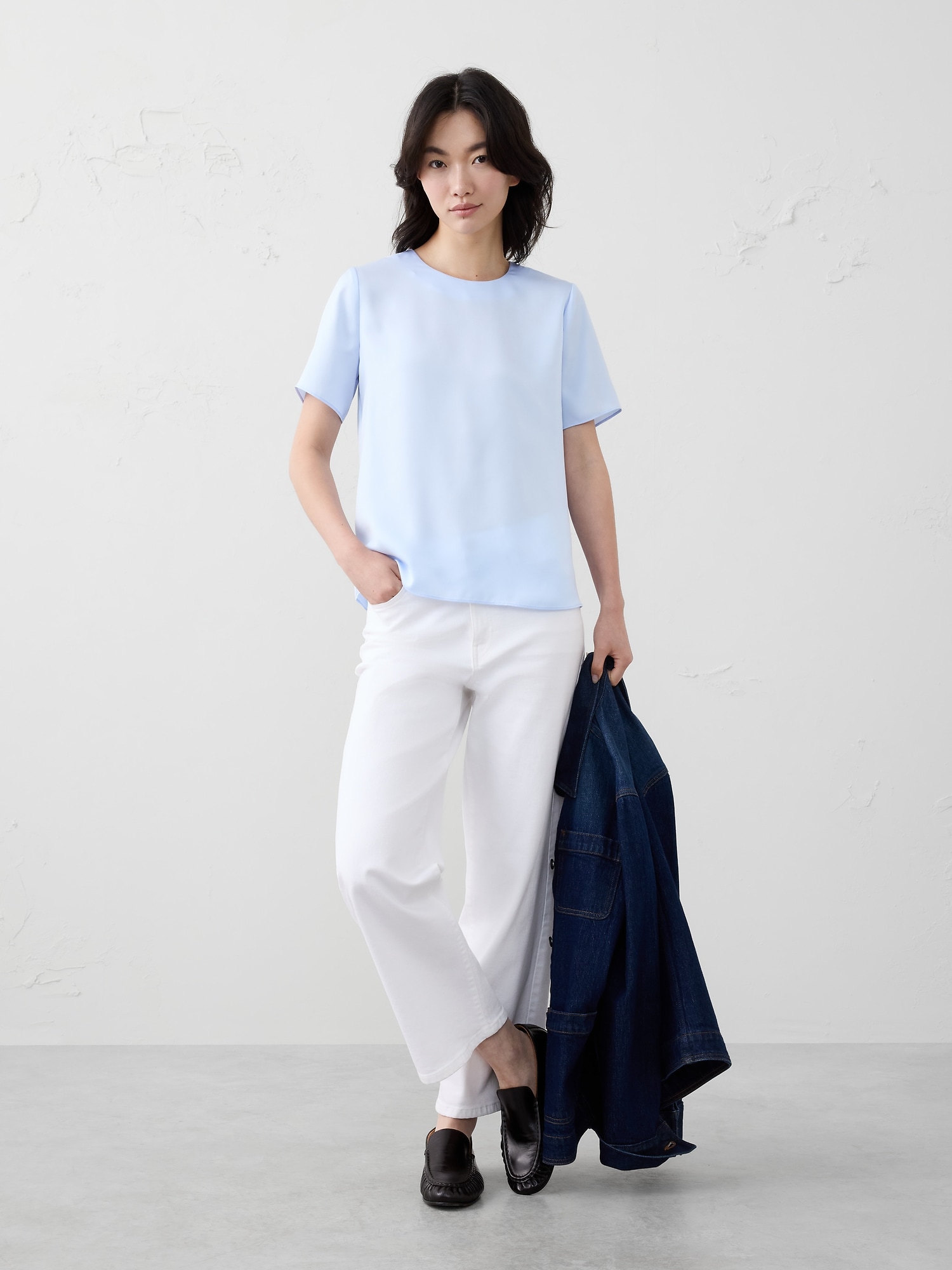 Classic Crew-Neck T-Shirt - Bicoastal Blue