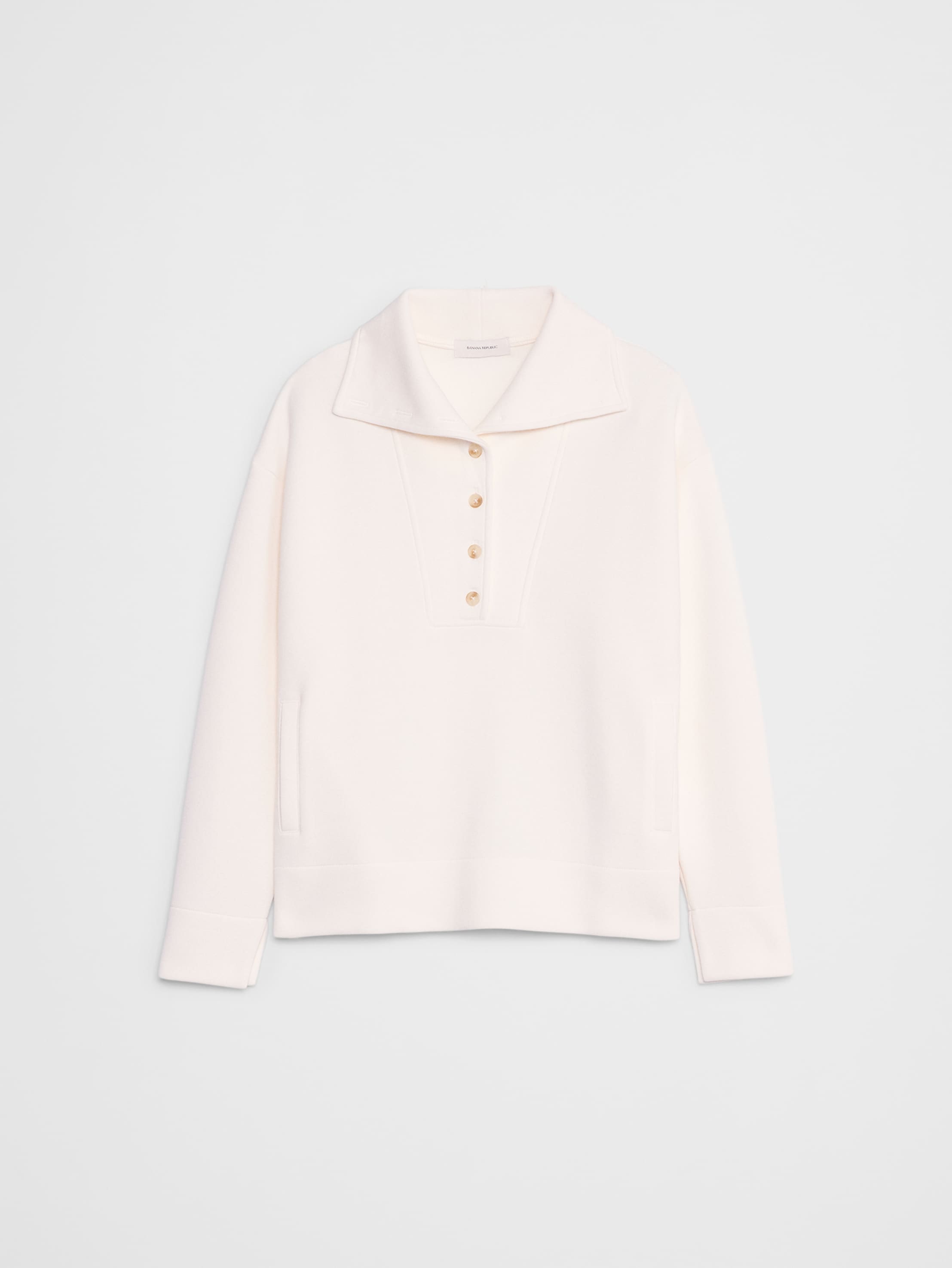 Knit Oversized Sweatshirt | Banana Republic Factory