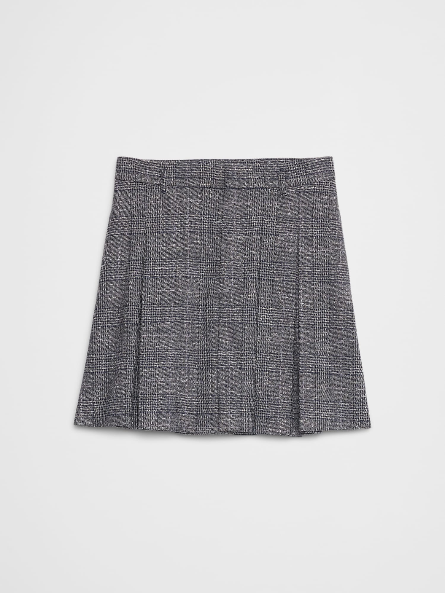 Image number 4 showing, PLAID PLEATED MINI SKIRT