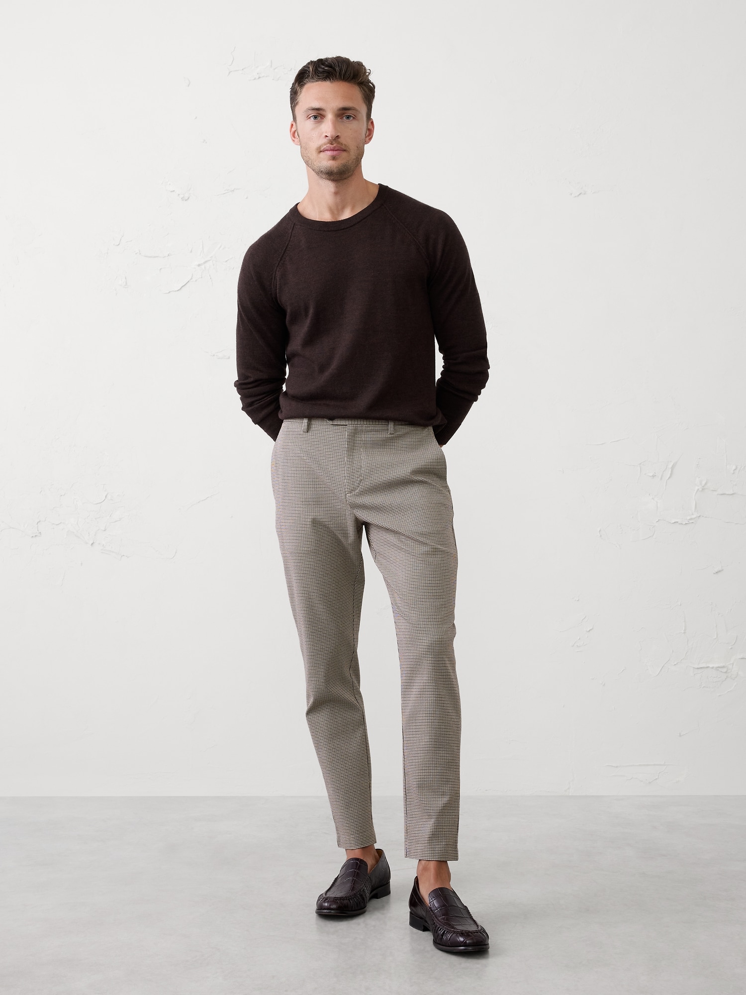 Slim Tapered Grayson Pant - Beige