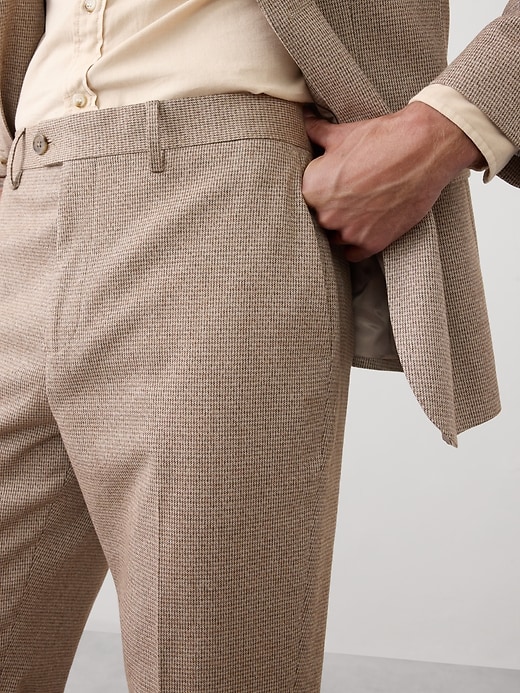 Tailored-Fit Houndstooth Suit Trouser