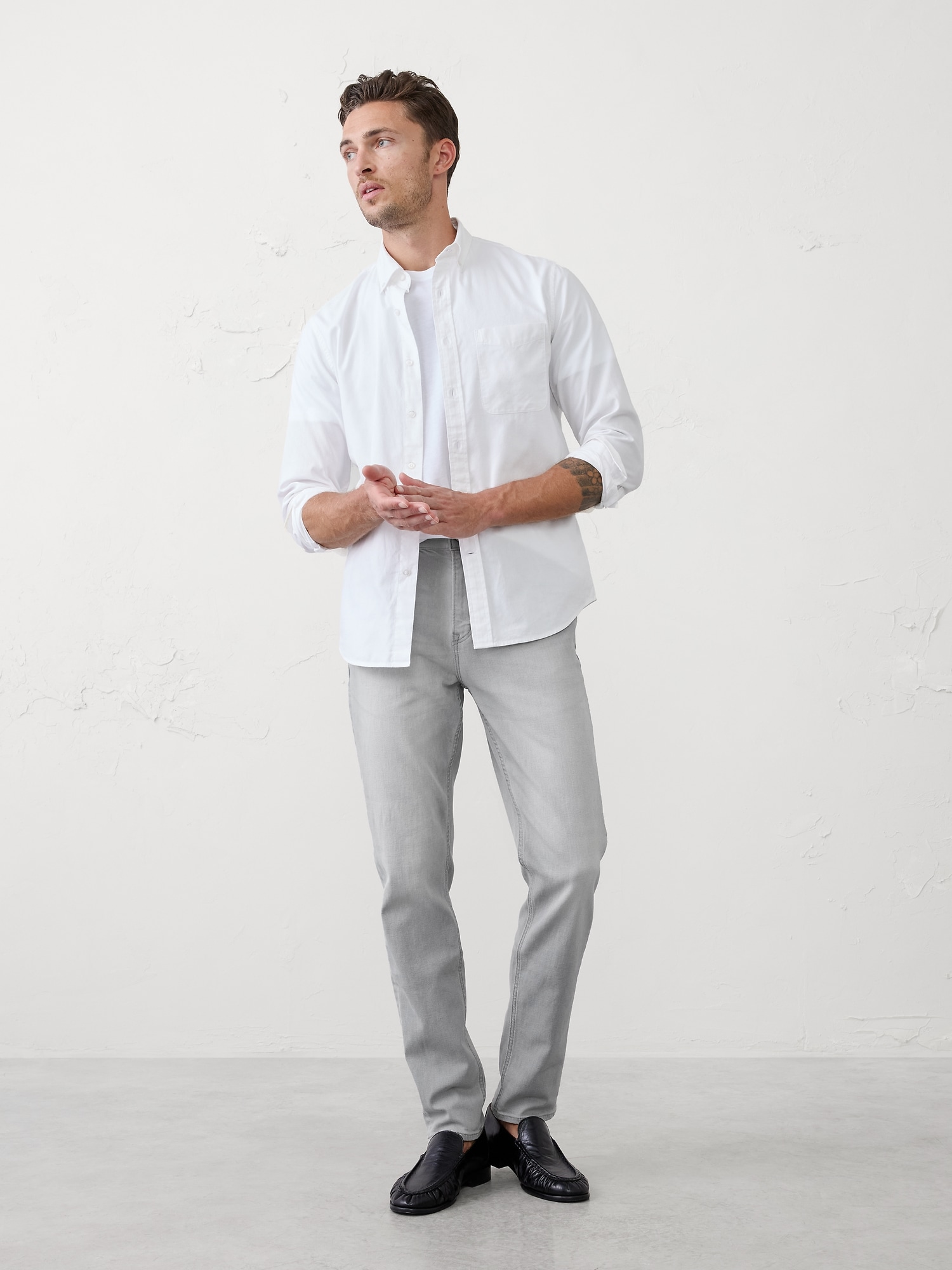 Slim Travel Jean - Gray