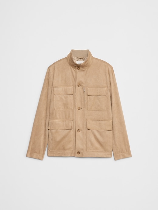 Vegan Suede Field Jacket | Banana Republic Factory