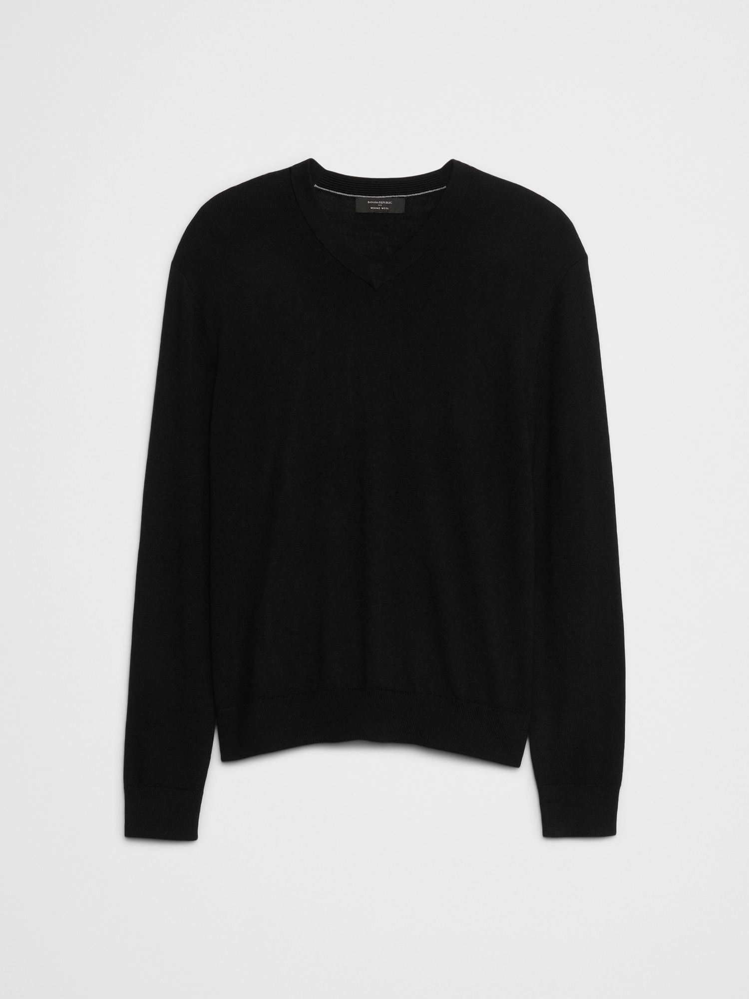 Image number 4 showing, Merino Wool V-Neck Sweater