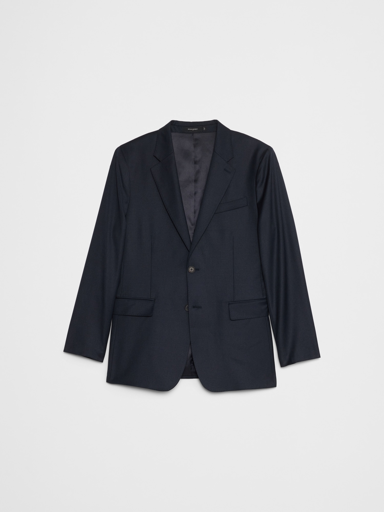 Image number 4 showing, TAILORED-FIT LUXE WOOL-BLEND SUIT JACKET