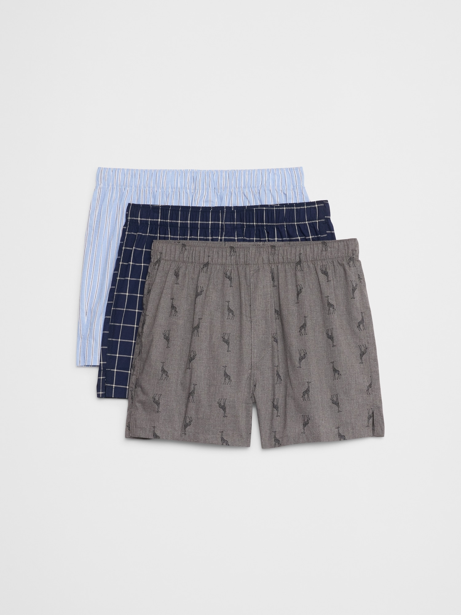 Cotton Boxers (3 Pack) - Multi