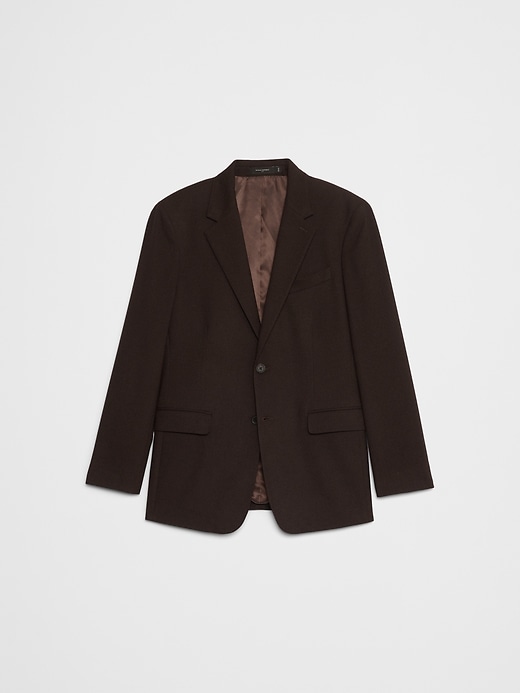 Tailored-Fit Soft Flannel Suit Jacket | Banana Republic Factory