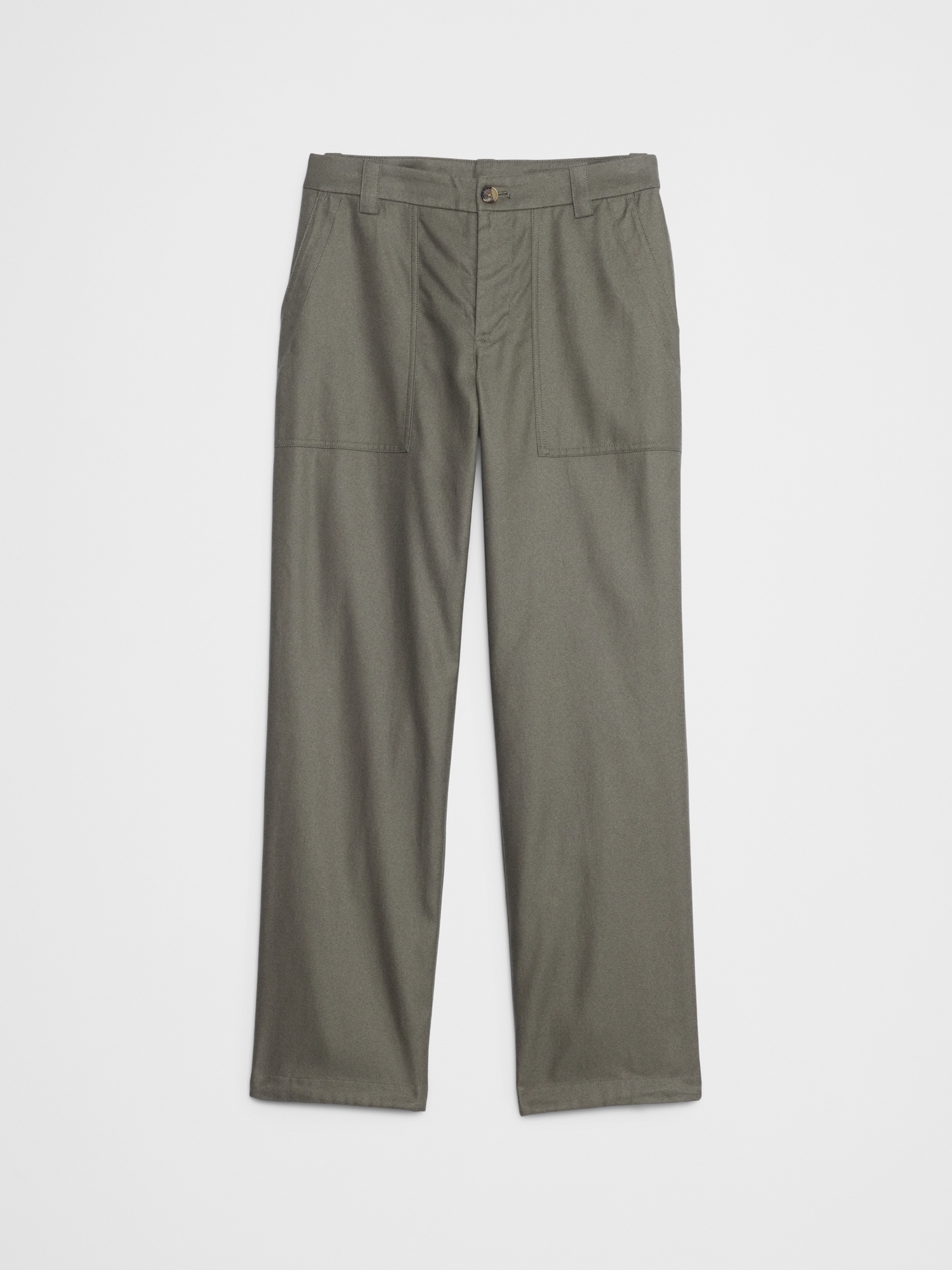 Image number 4 showing, Straight Mid-Rise Utility Pant