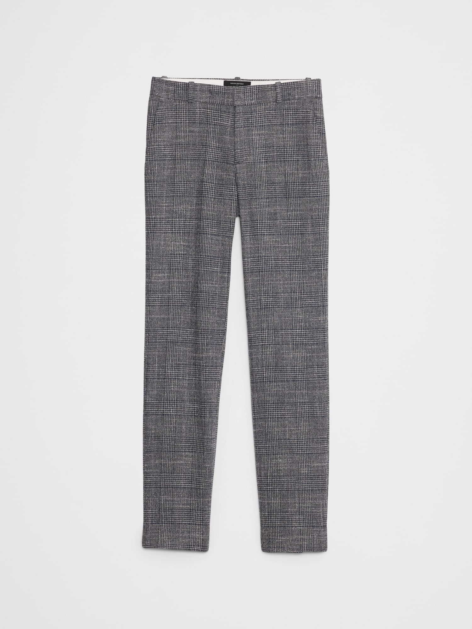 Image number 4 showing, RYAN STRAIGHT MID-RISE PLAID PANT