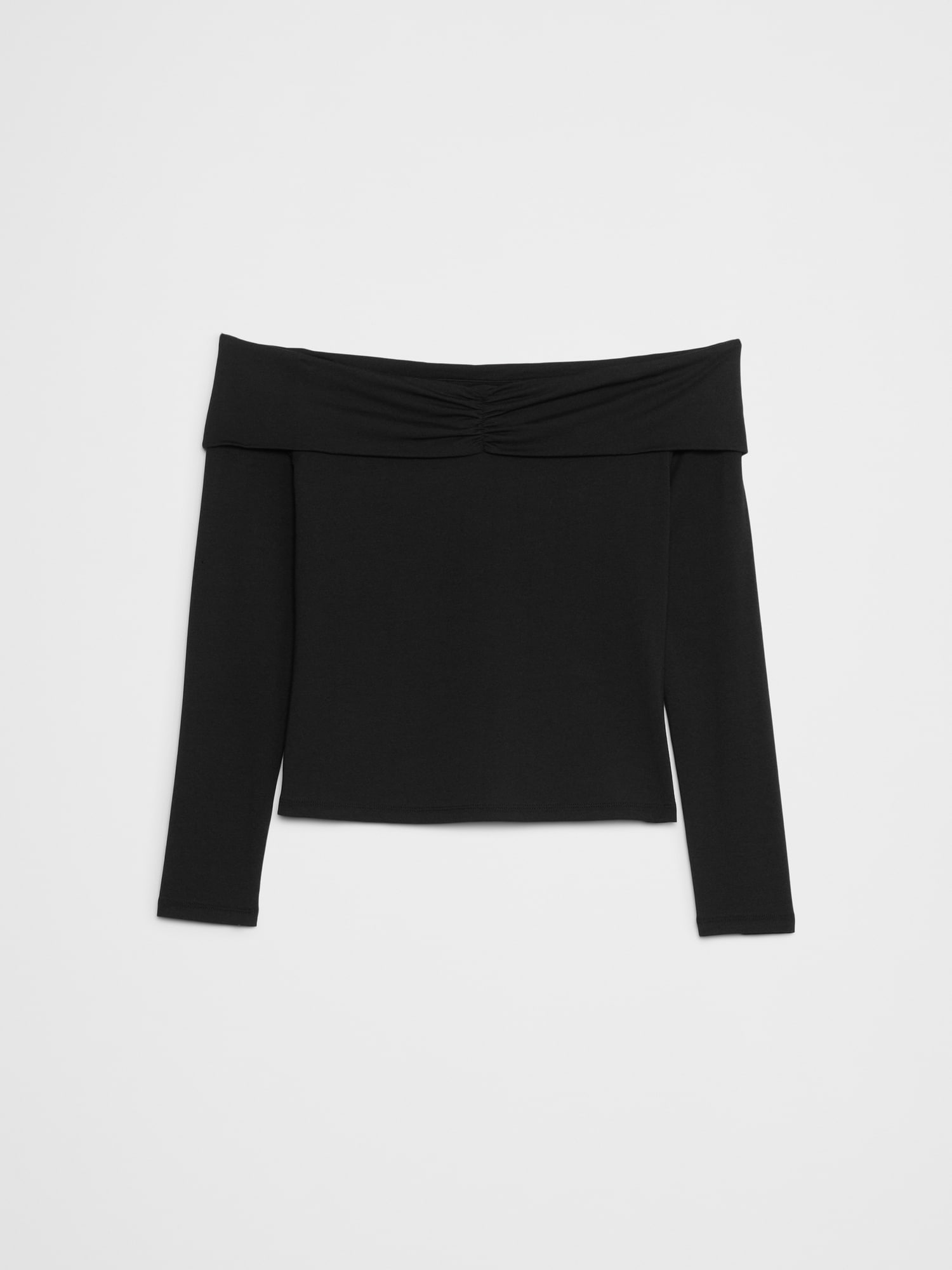 Image number 4 showing, SOFT STRETCH OFF-SHOULDER TOP