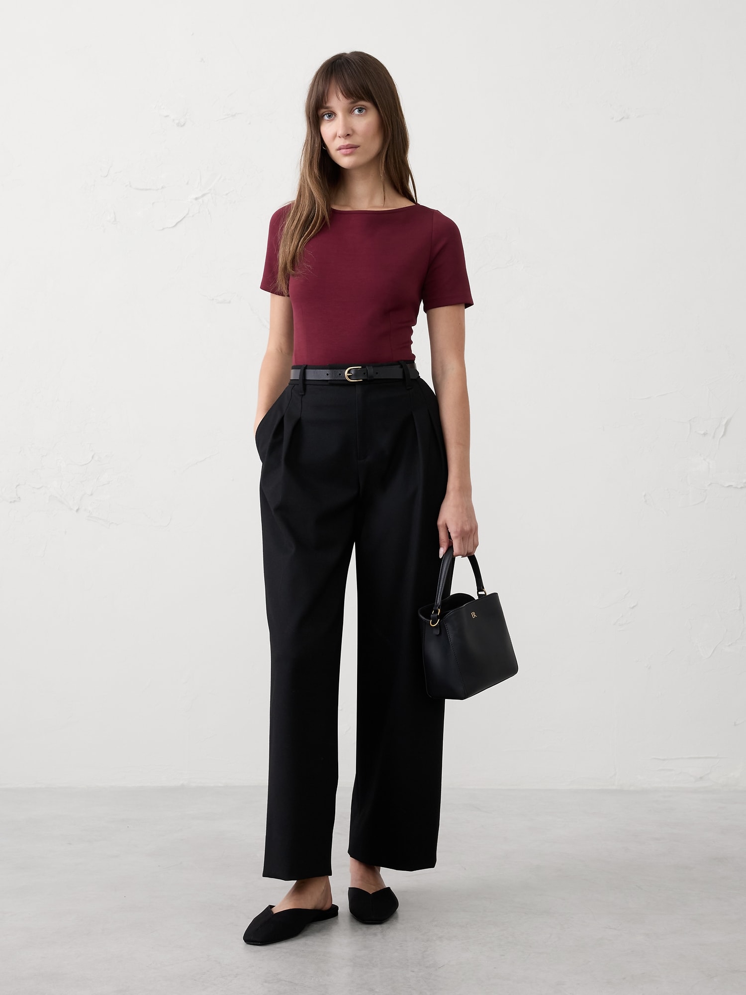 Image number 1 showing, SCUBA SEAMED TOP