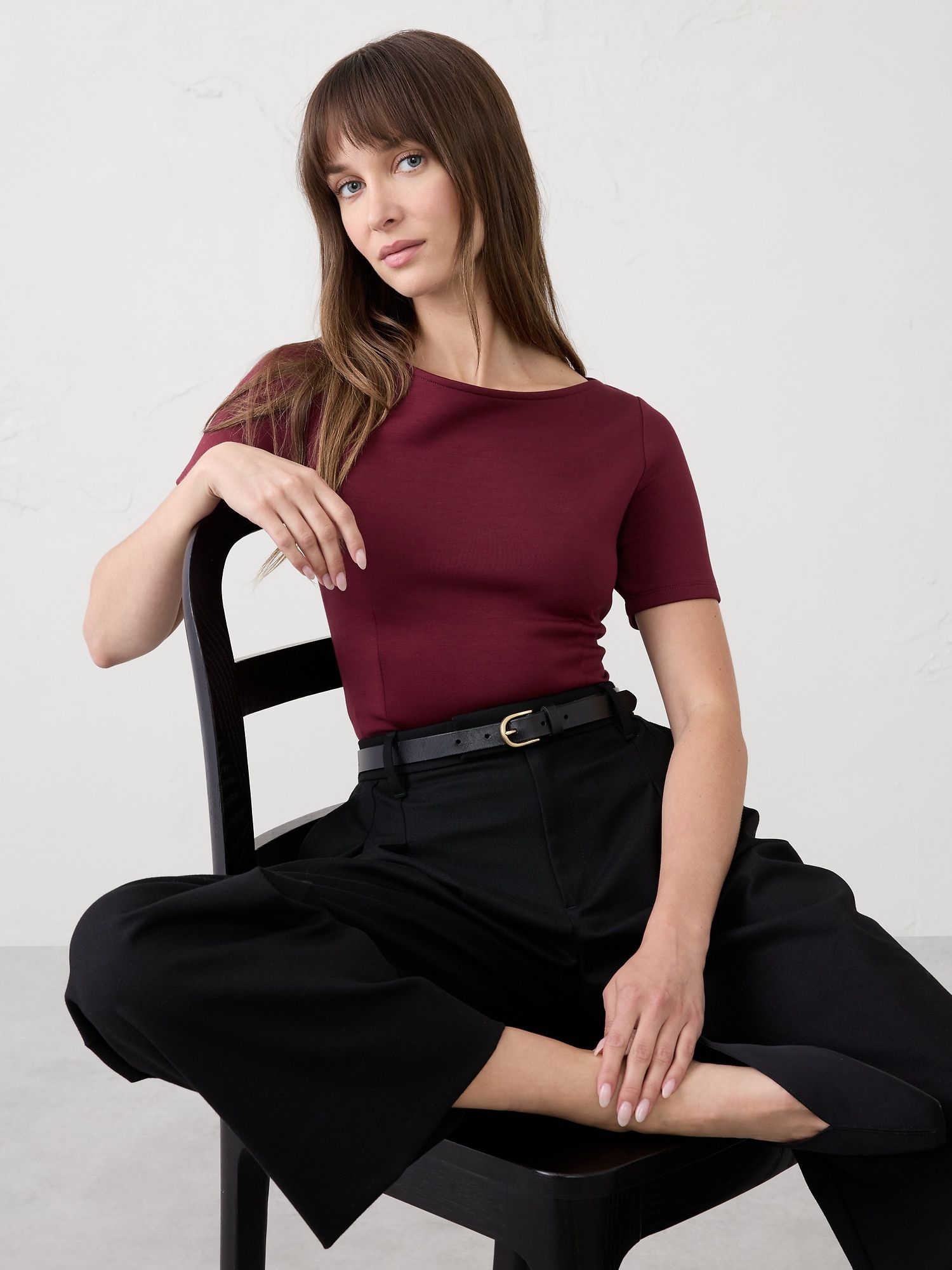 Image number 3 showing, SCUBA SEAMED TOP