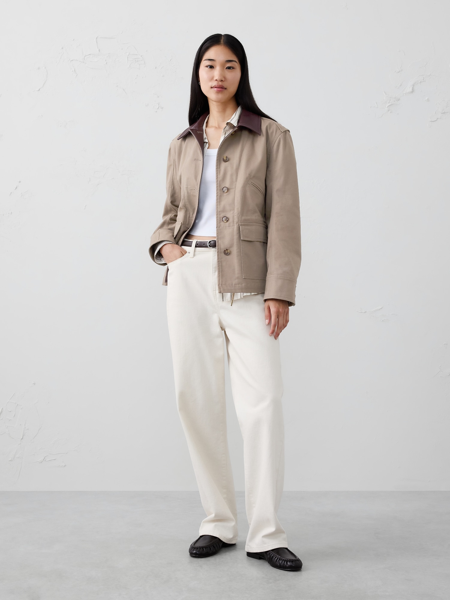 Image number 1 showing, Canvas Barn Jacket