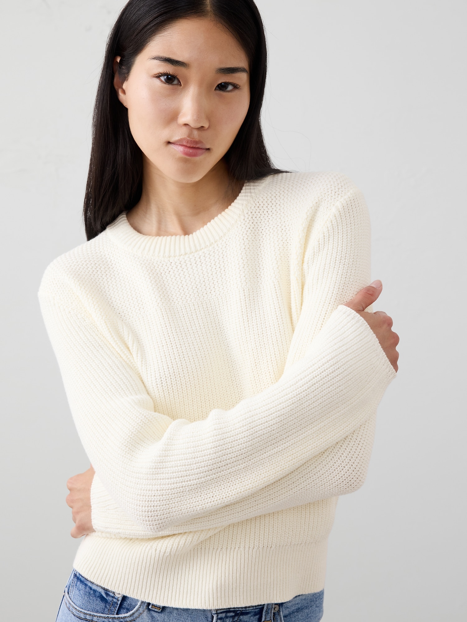 Image number 3 showing, TEXTURED PULLOVER SWEATER