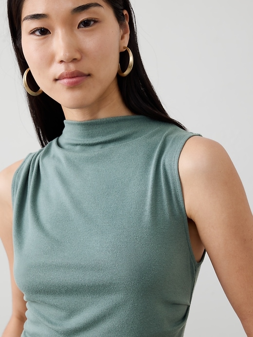 Soft Luxe Bateau-Neck Midi Dress