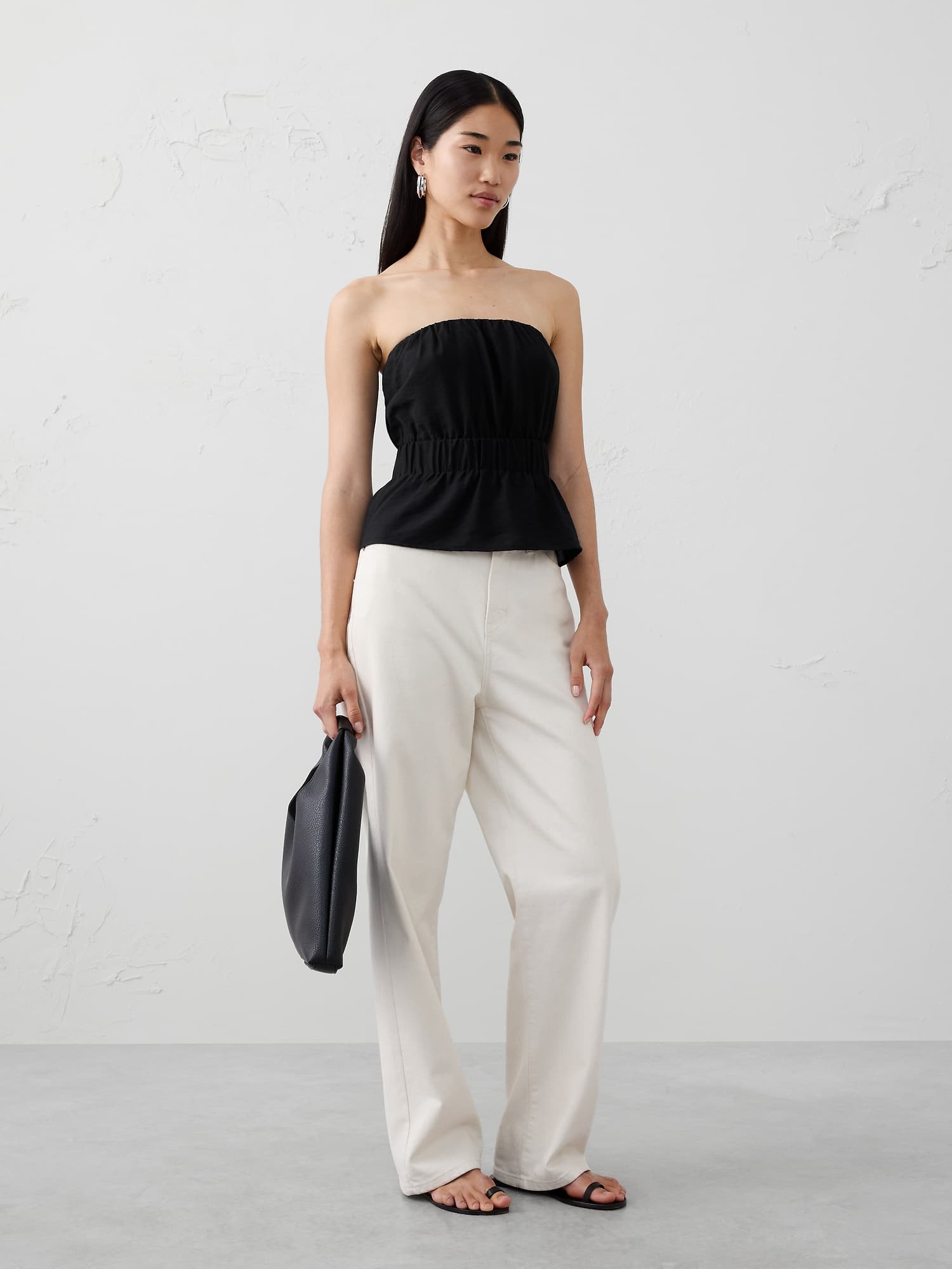 Image number 1 showing, Cinched-Waist Top